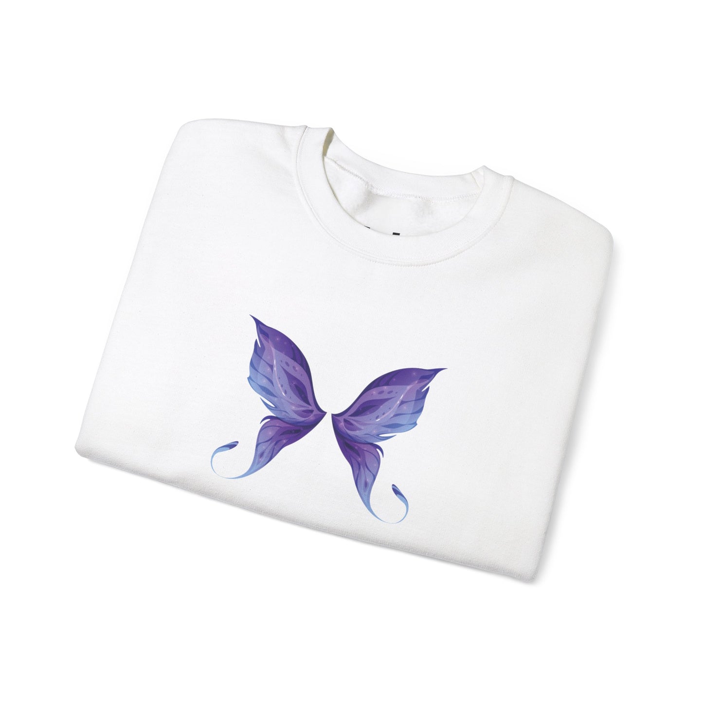 Women’s Butterfly Print Sweatshirt – “In Every Flight, She Finds Freedom” Cozy & Stylish Pullover