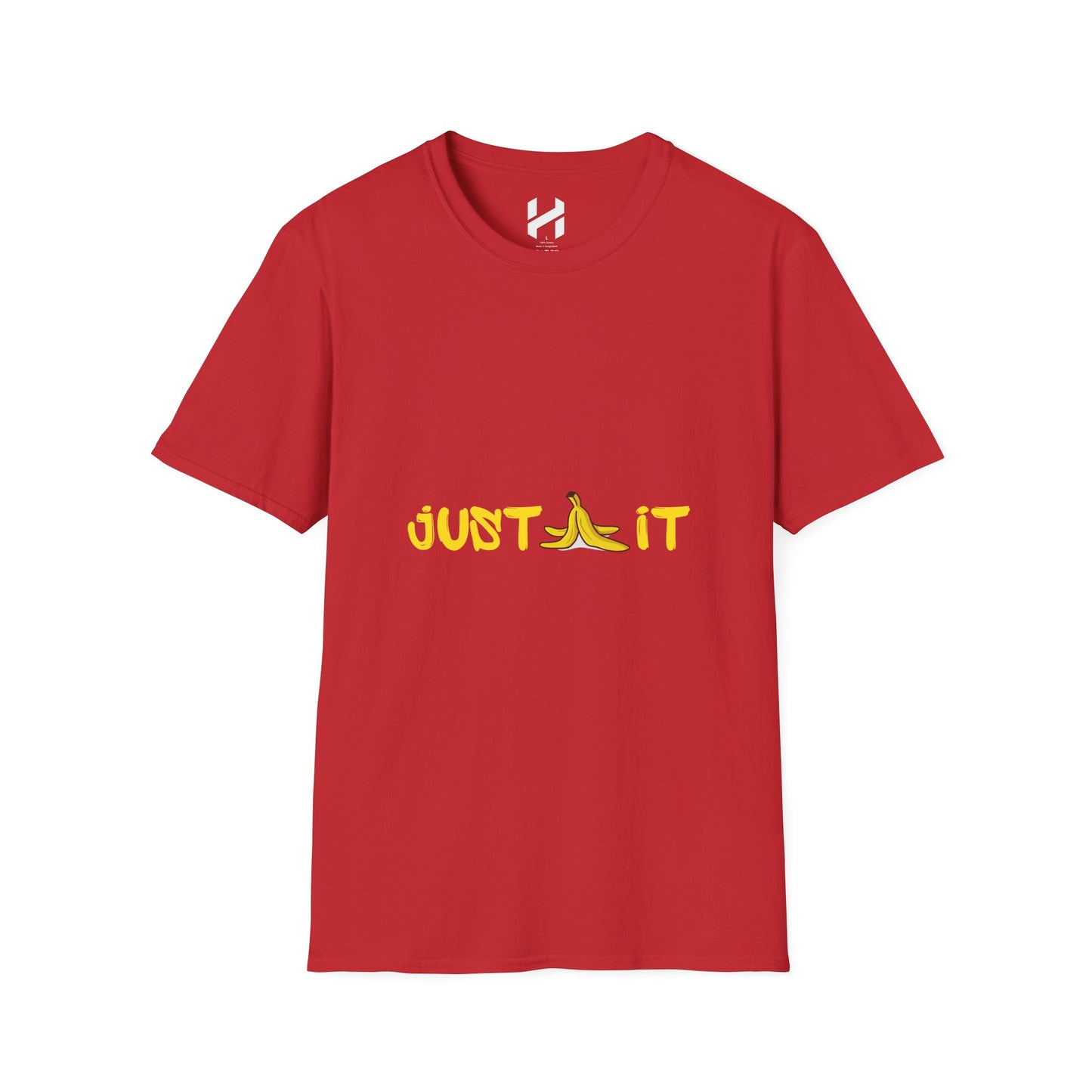 Funny Banana Graphic T-Shirt - Just Banana It, Cool Banana Tee, Unisex Softstyle Shirt, Fun Gift for Food Lovers, Casual Wear