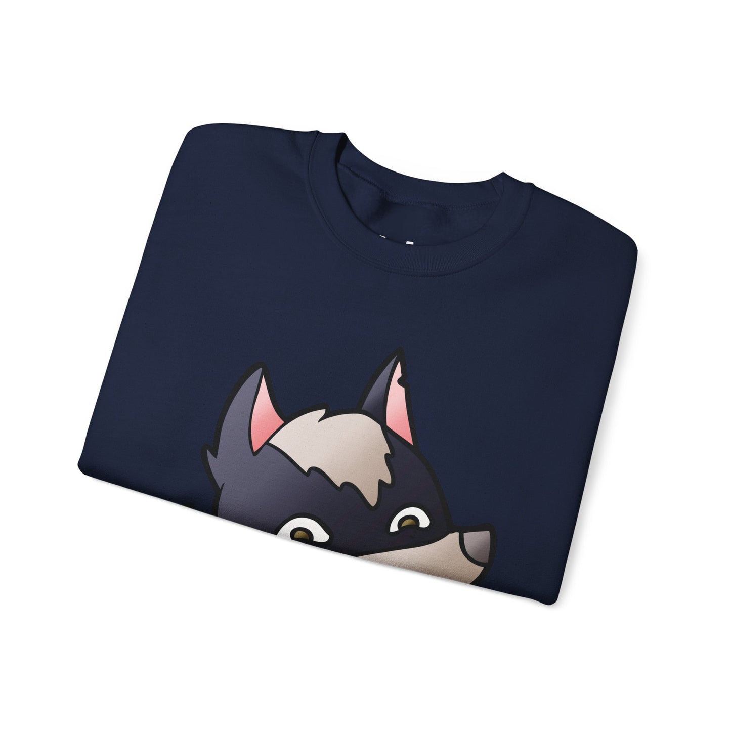 Funny Wolf Print Sweatshirt – Unique Graphic Pullover for Everyday Wear