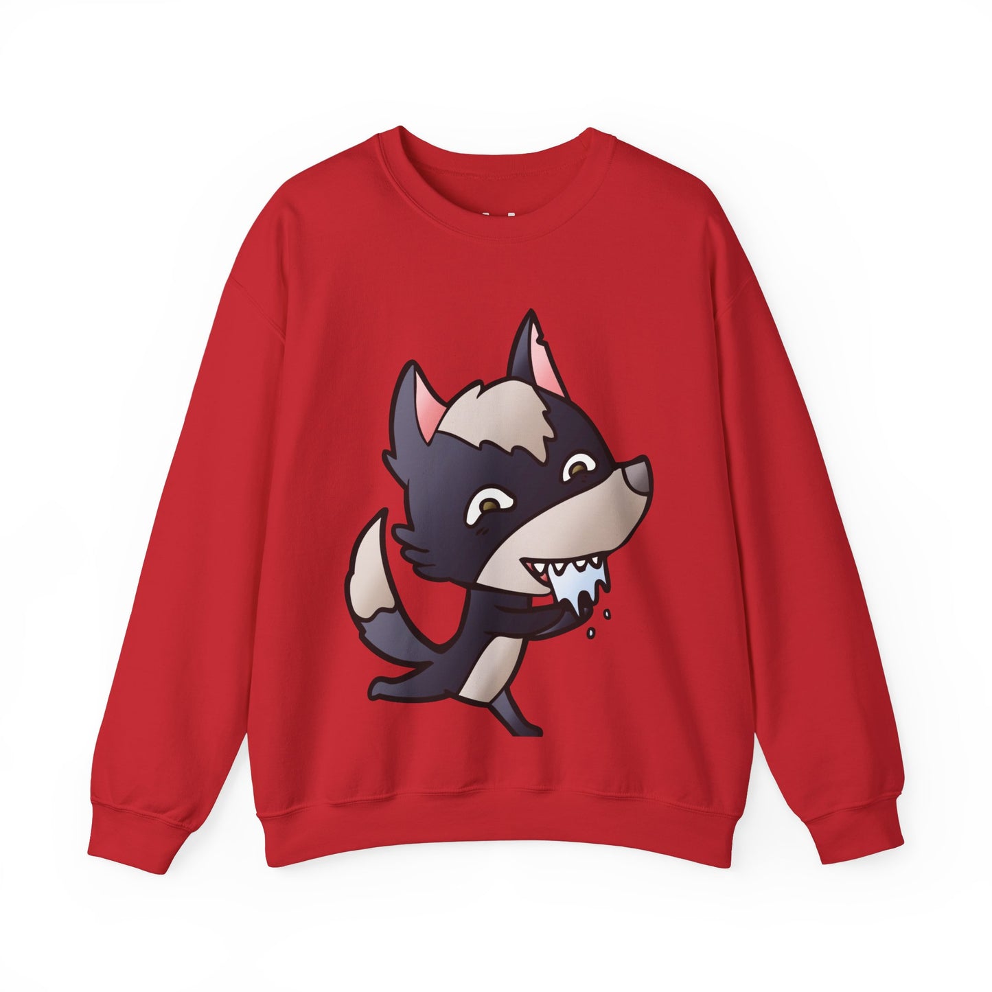 Funny Wolf Print Sweatshirt – Unique Graphic Pullover for Everyday Wear