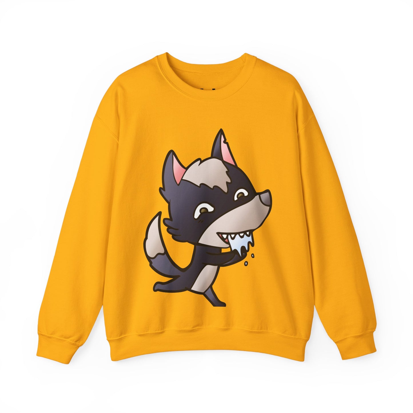 Funny Wolf Print Sweatshirt – Unique Graphic Pullover for Everyday Wear