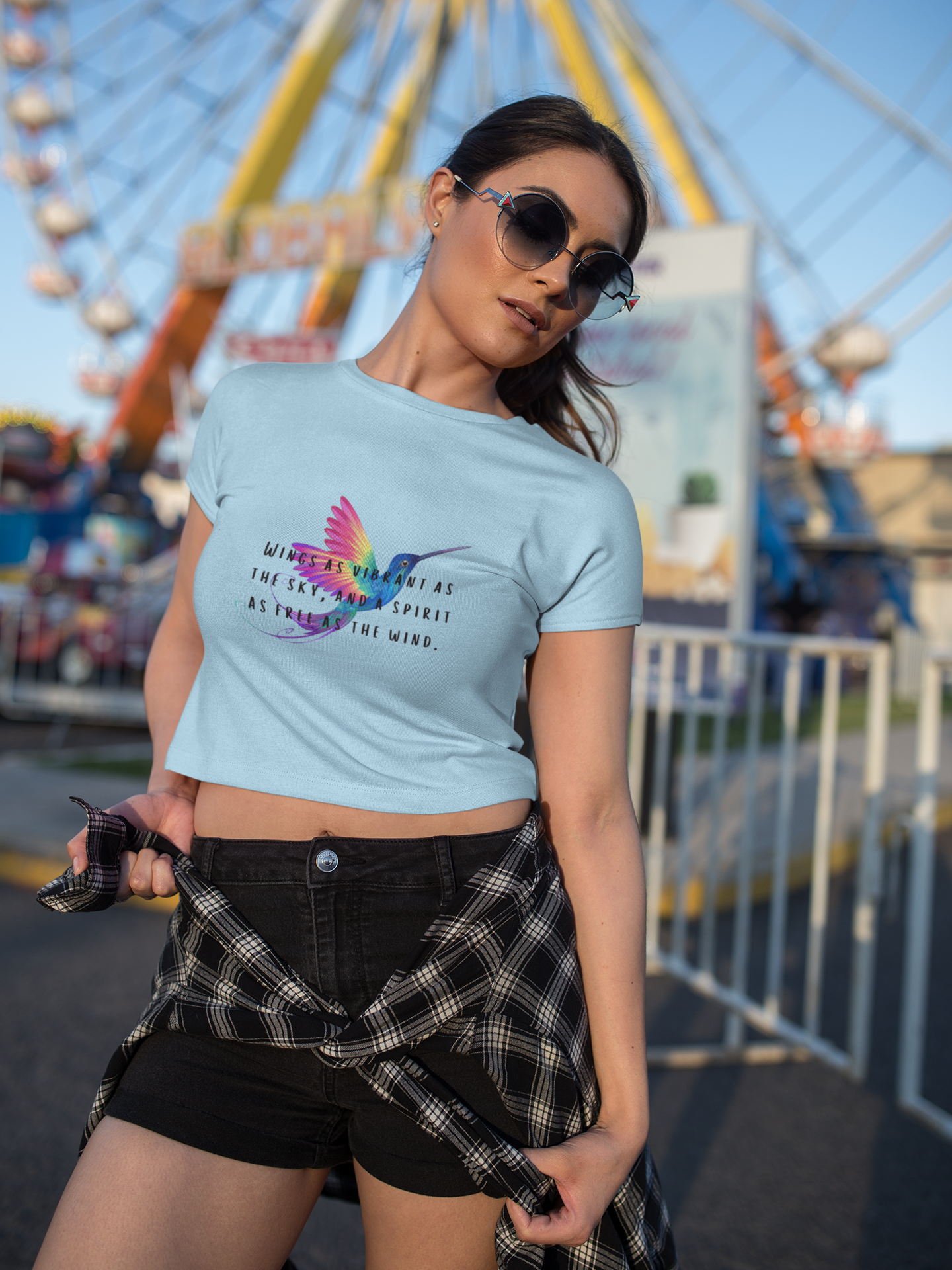 Women’s Exotic Bird Graphic T-Shirt – Softstyle Cotton Tee for Everyday Wear