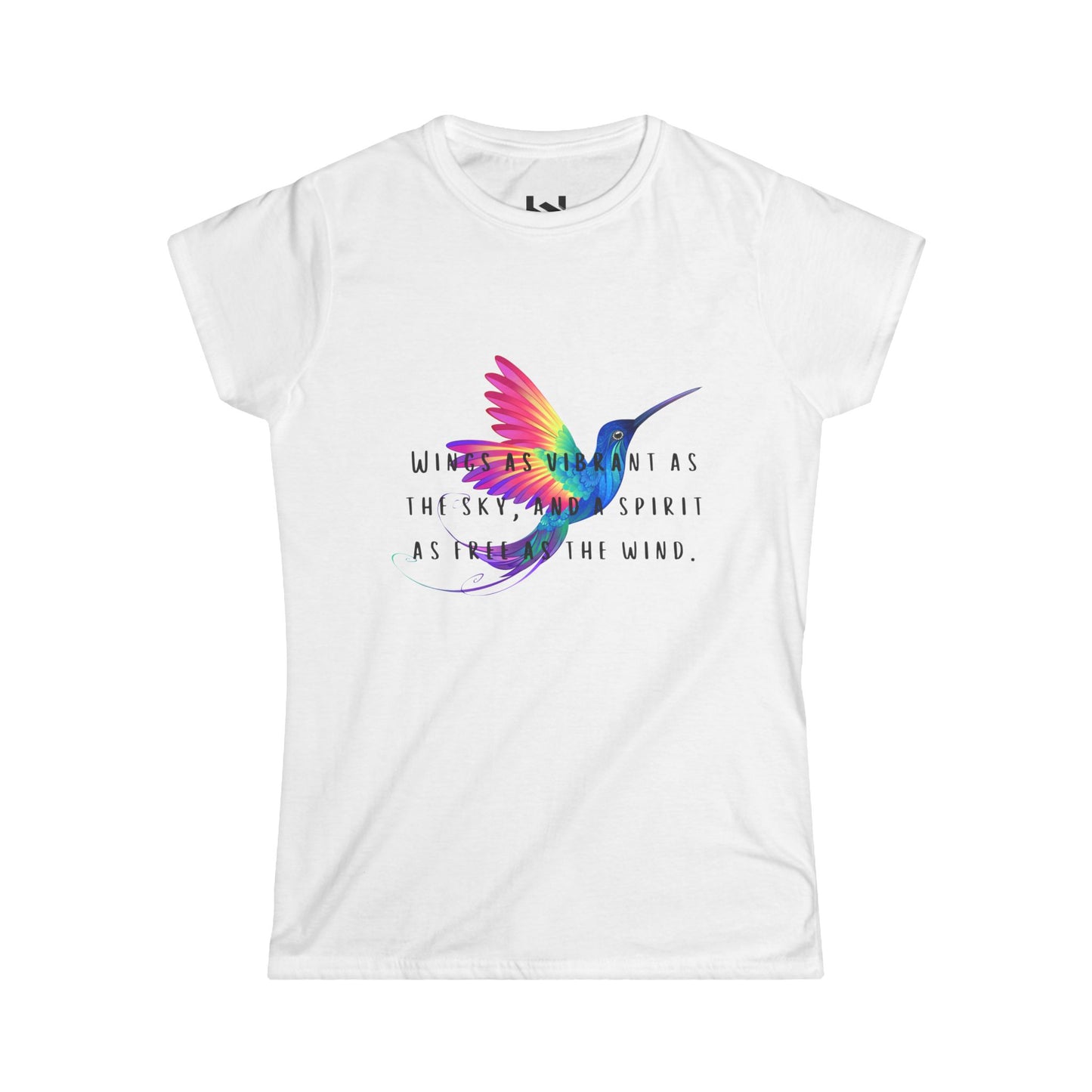 Women’s Exotic Bird Graphic T-Shirt – Softstyle Cotton Tee for Everyday Wear