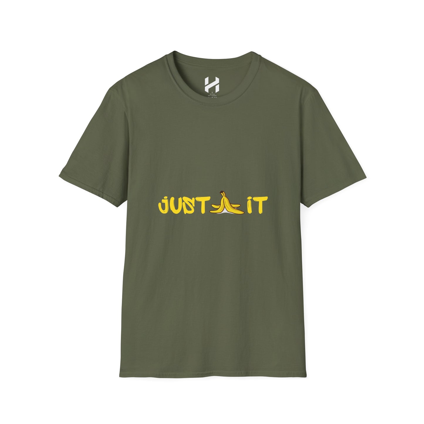 Funny Banana Graphic T-Shirt - Just Banana It, Cool Banana Tee, Unisex Softstyle Shirt, Fun Gift for Food Lovers, Casual Wear