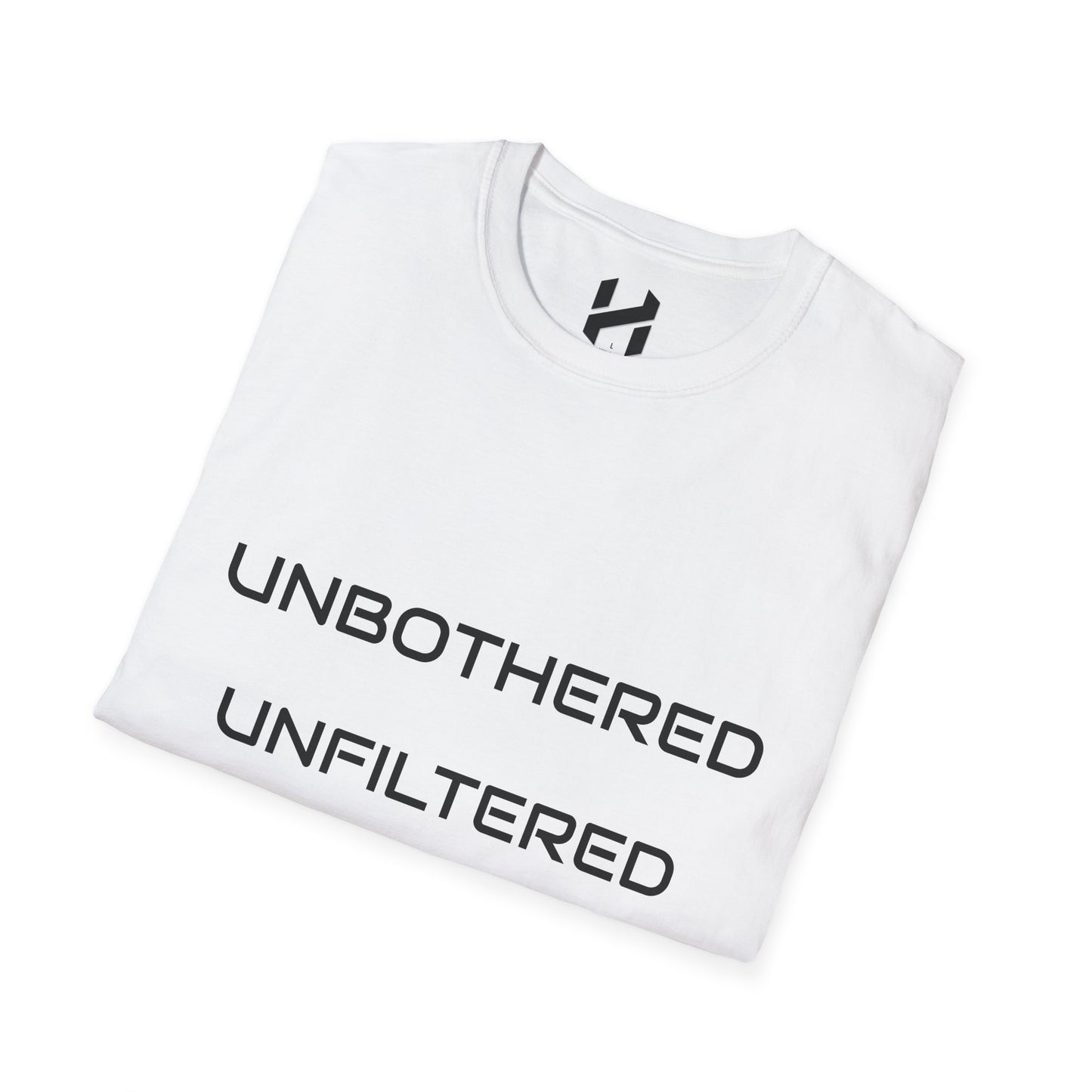 Unbothered Unfiltered Unapologetic T-Shirt, Casual Wear, Gift for Friends, Motivational Quote Tee, Everyday Essentials, Trendy Graphic Tee