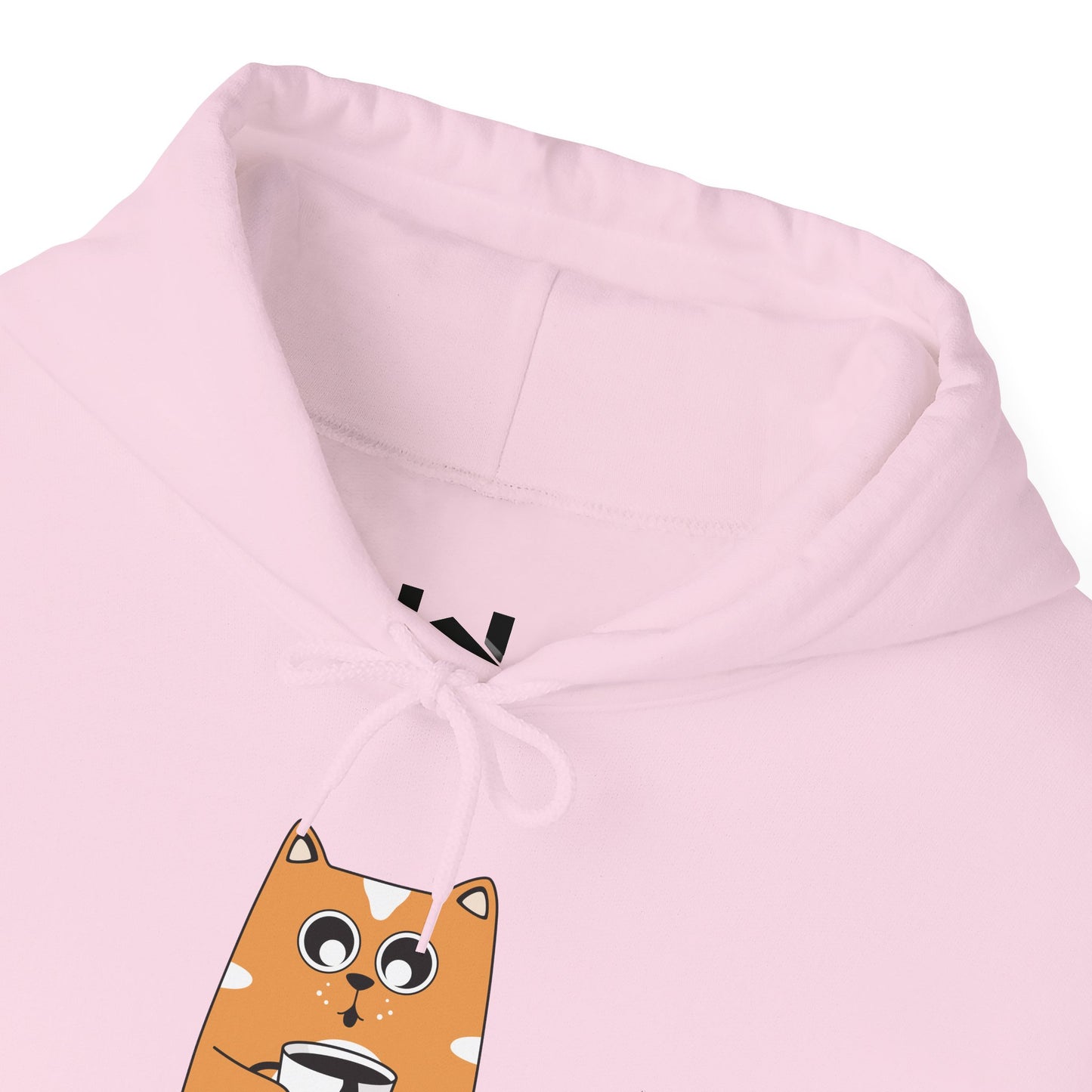 Funny Cat Coffee Quote Women’s Hoodie – “Is It Cold or Are You Just Not Trying Hard Enough?” Cozy Pullover