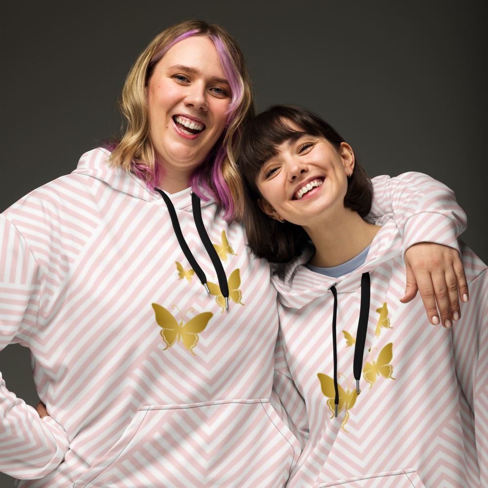 Women’s Sustainable Butterfly Hoodie – Soft, Stylish & Perfect for All Seasons