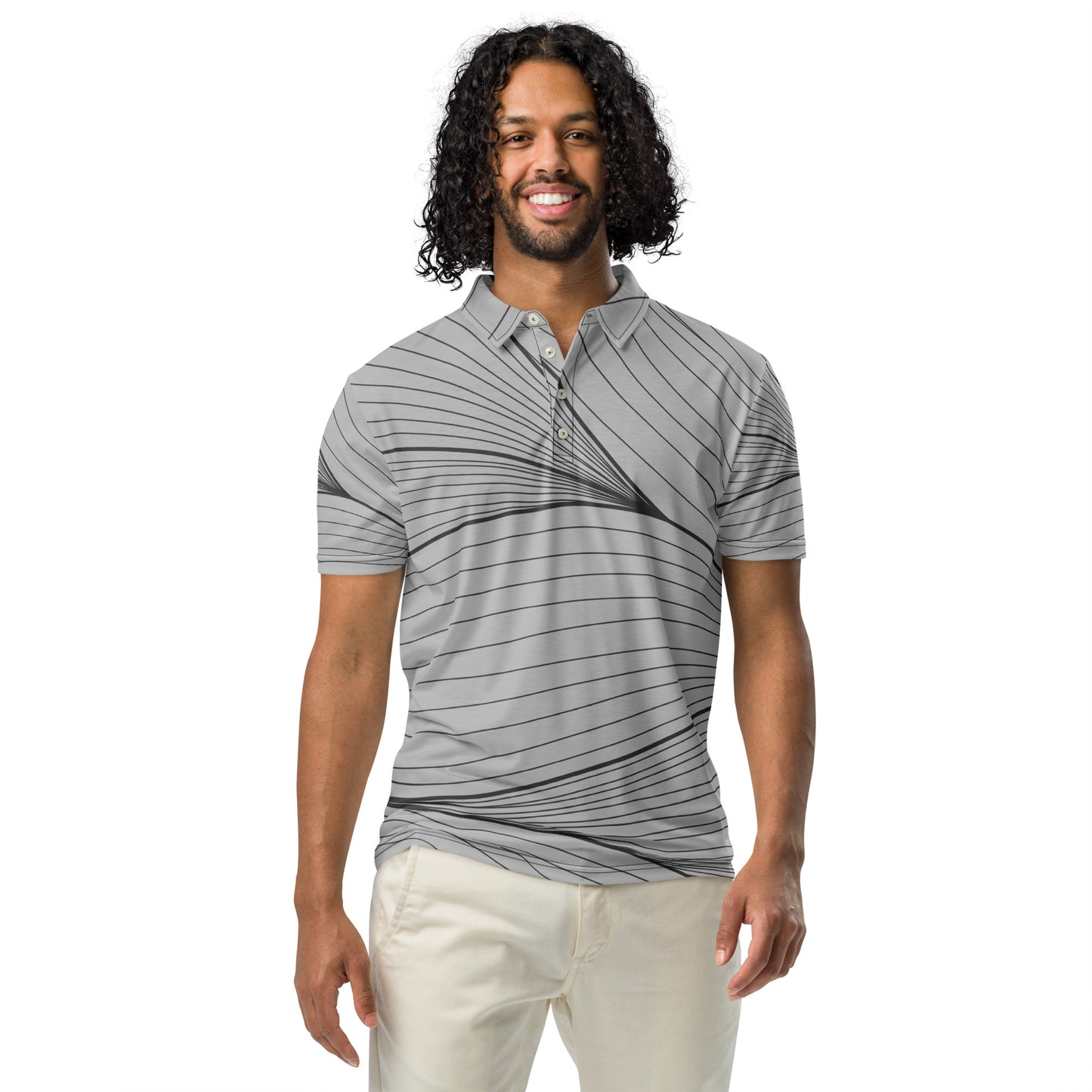 Men’s Slim-Fit Performance Polo Shirt – Breathable, Moisture-Wicking & Stylish Activewear