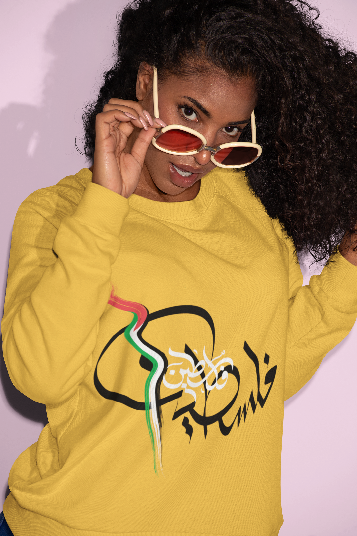 Women's Palestine Solidarity Sweatshirt – Show Your Support with Bold Style