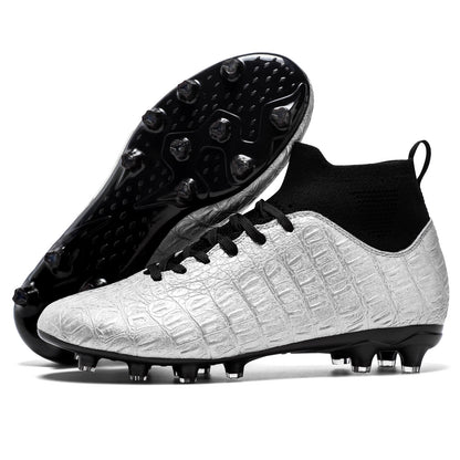 Score Big: Premium Soccer Shoes for Victory, soccer shoes, white, view 2