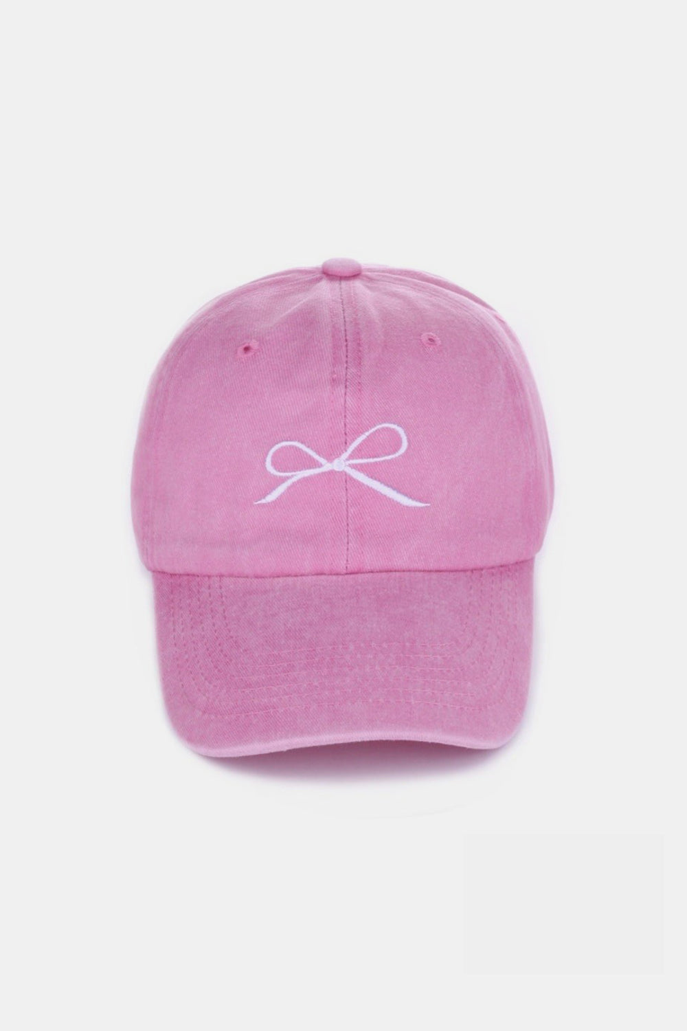 Zenana Bow Embroidered Caps