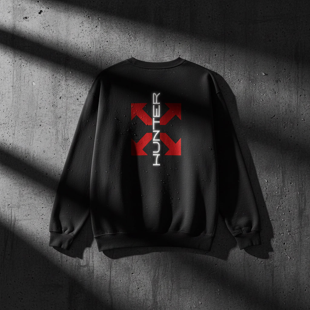 Hunter Red Arrows Crewneck Sweatshirt | Graphic Streetwear