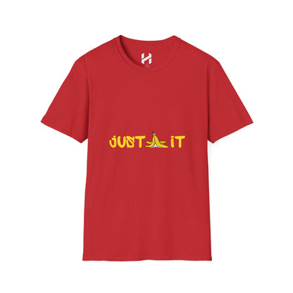 Funny Banana Graphic T-Shirt - Just Banana It, Cool Banana Tee, Unisex Softstyle Shirt, Fun Gift for Food Lovers, Casual Wear