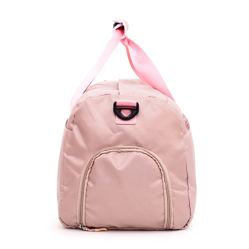 Ultimate Sports Companion Nylon Independent Three-Piece Gym Bag Set, gym bag, pink, view 1
