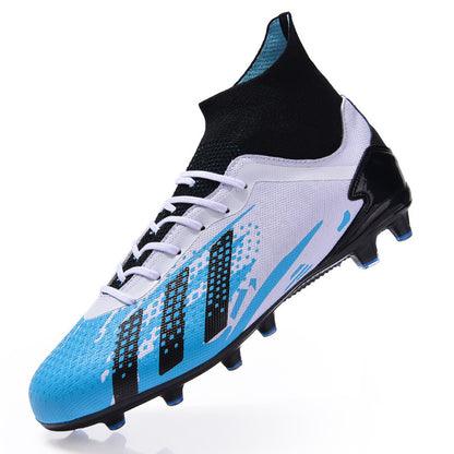 Soccer Precision: All-Season Performance Shoes, soccer shoes, blue, view 1 