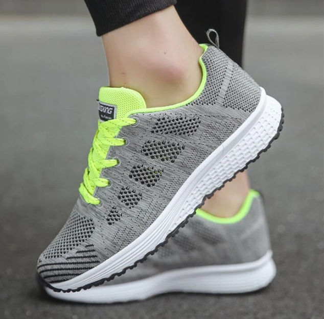 FlexFit Women's Breathable Knitted Sports Sneakers & Running Shoes