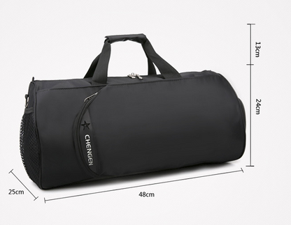 Waterproof Fitness bag Travel Bag Gym Bag, Black View1