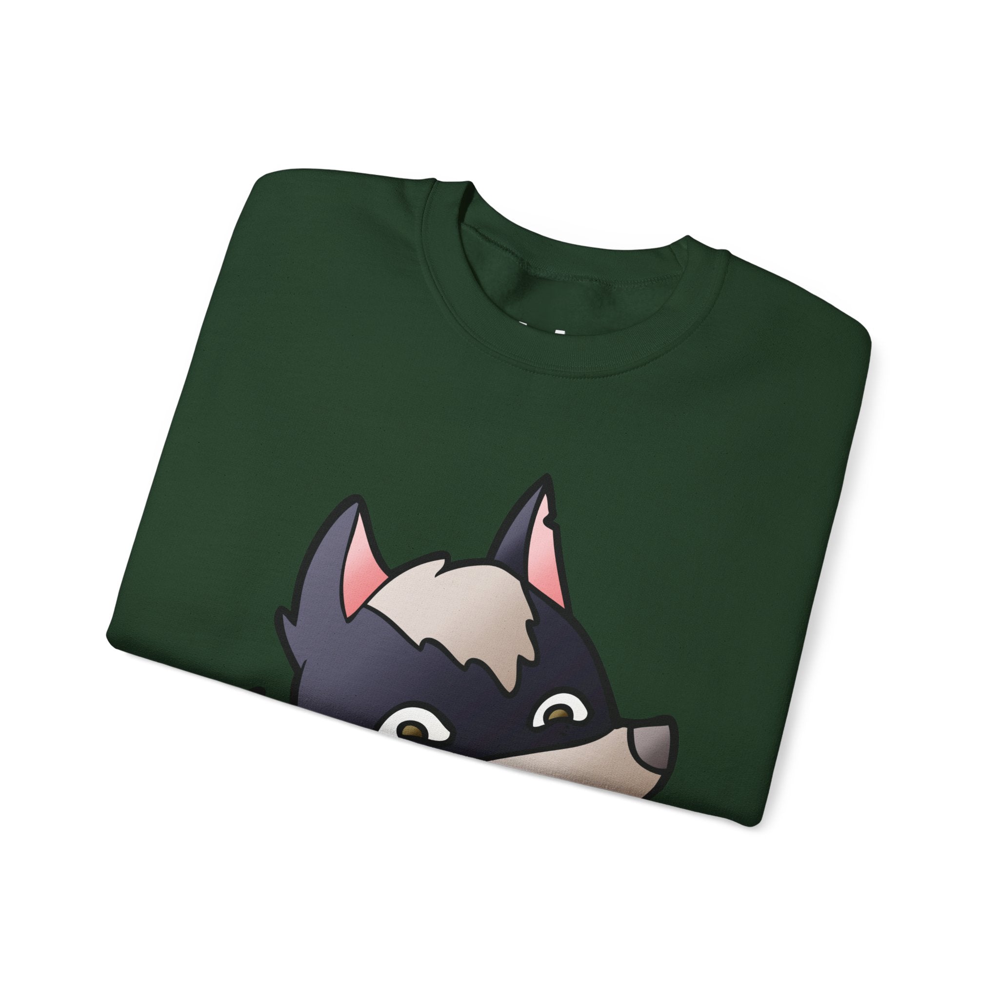 Funny Wolf Print Sweatshirt | Men's Graphic Pullover — Hunter & Havoc