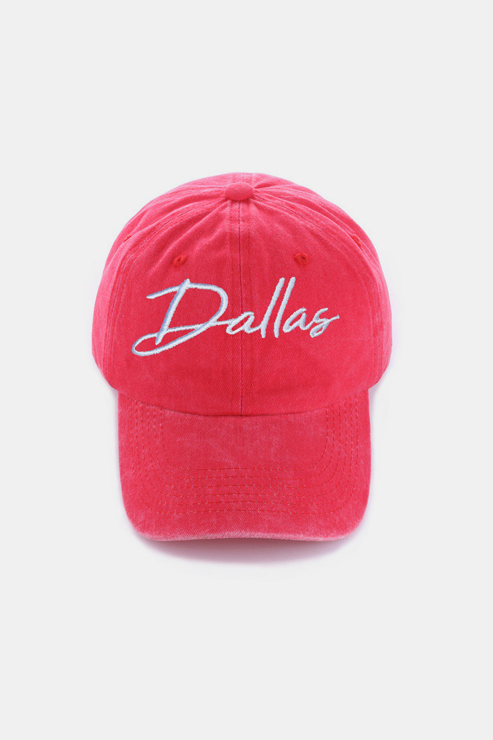 DALLAS Embroidered Baseball Cap | Vintage Washed Cotton — Hunter & Havoc
