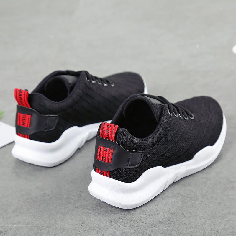 Women's Breathable Knitted Sneakers in Trendsetting Style Running Shoes