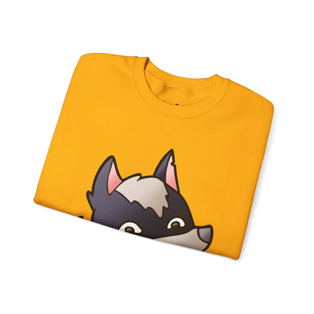 Funny Wolf Print Sweatshirt | Men's Graphic Pullover — Hunter & Havoc