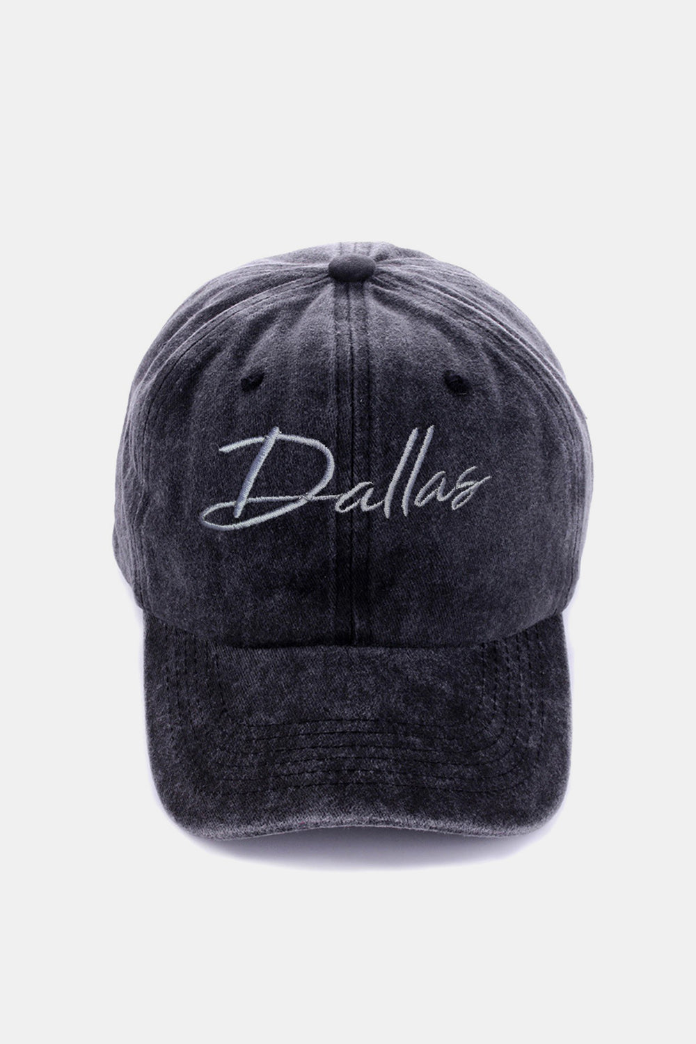 DALLAS Embroidered Baseball Cap | Vintage Washed Cotton — Hunter & Havoc
