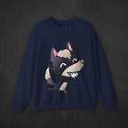 Funny Wolf Print Sweatshirt | Men's Graphic Pullover — Hunter & Havoc