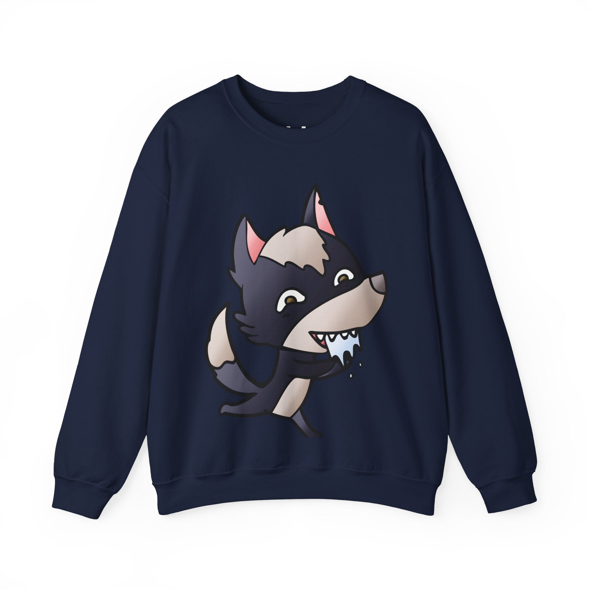 Funny Wolf Print Sweatshirt | Men's Graphic Pullover — Hunter & Havoc