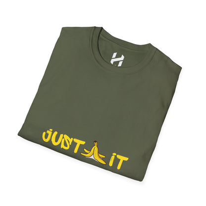 Funny Banana Graphic T-Shirt - Just Banana It, Cool Banana Tee, Unisex Softstyle Shirt, Fun Gift for Food Lovers, Casual Wear