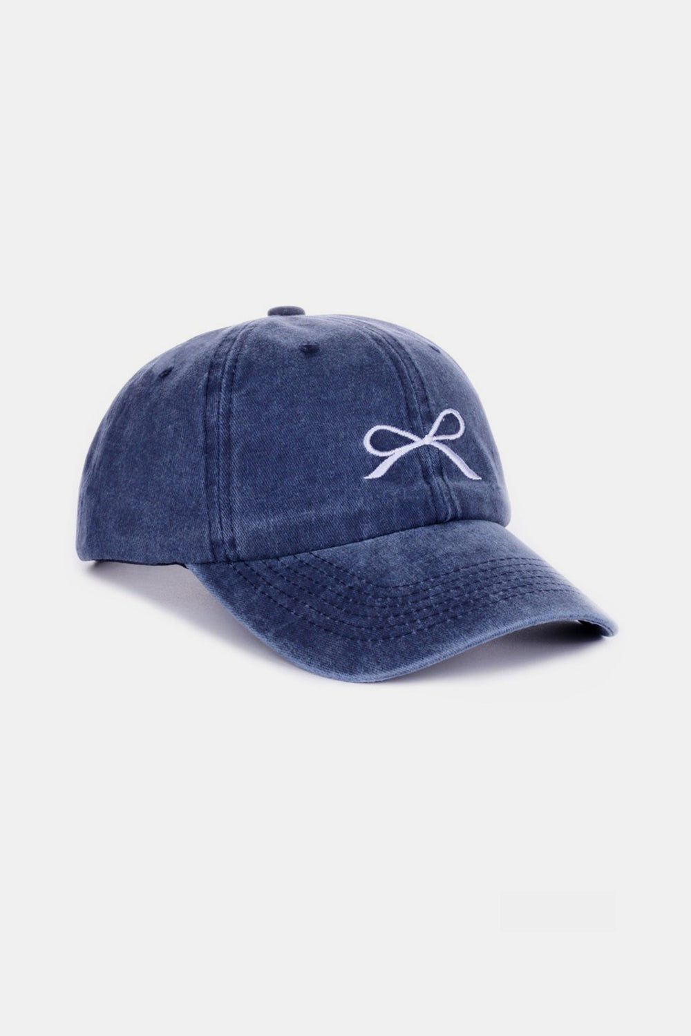 Zenana Bow Embroidered Caps