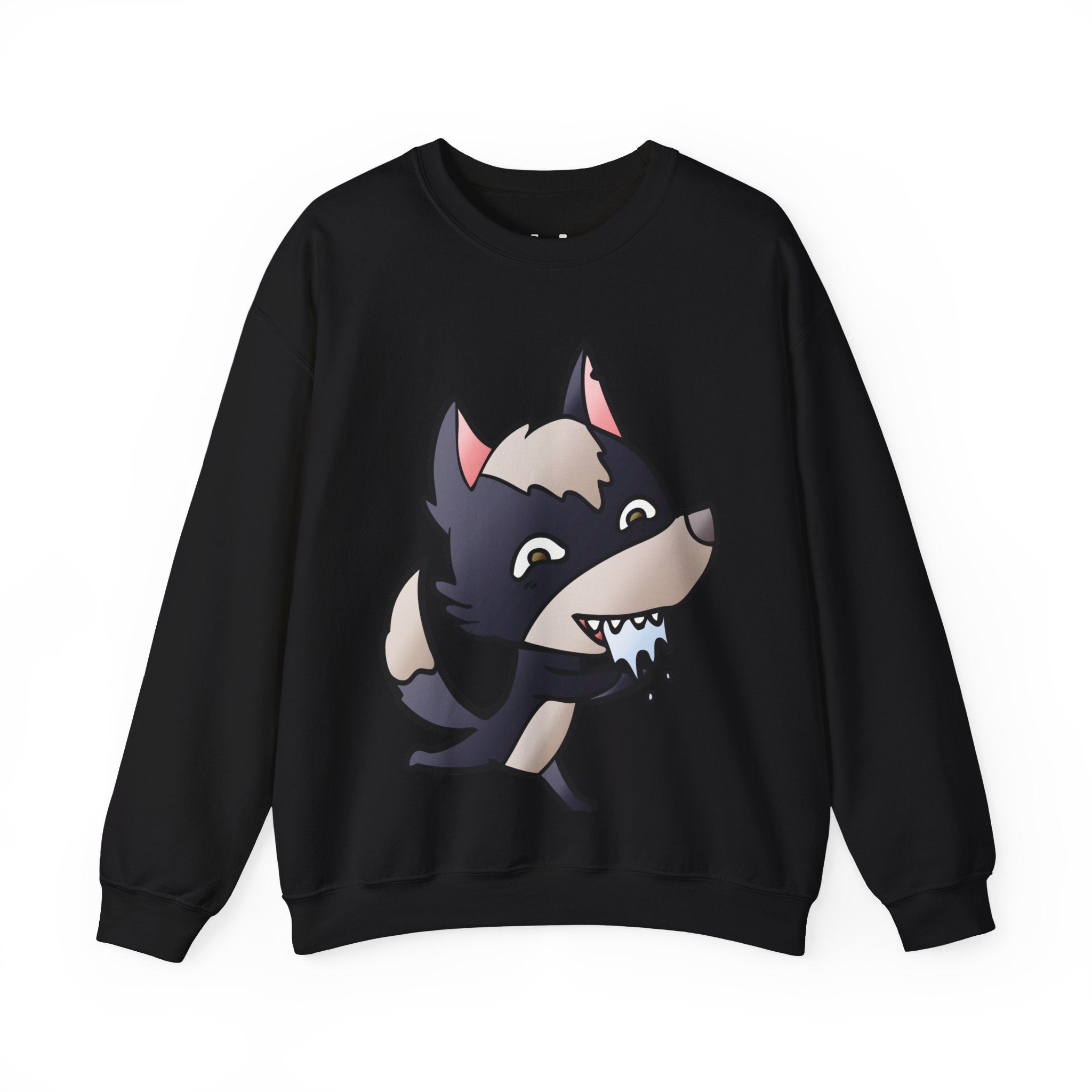 Funny Wolf Print Sweatshirt | Men's Graphic Pullover — Hunter & Havoc
