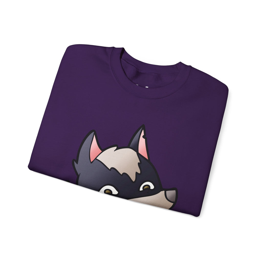 Funny Wolf Print Sweatshirt | Men's Graphic Pullover — Hunter & Havoc