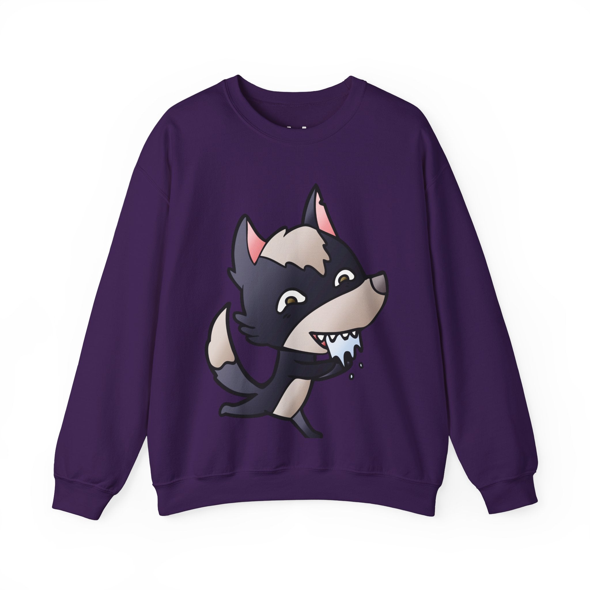 Funny Wolf Print Sweatshirt | Men's Graphic Pullover — Hunter & Havoc