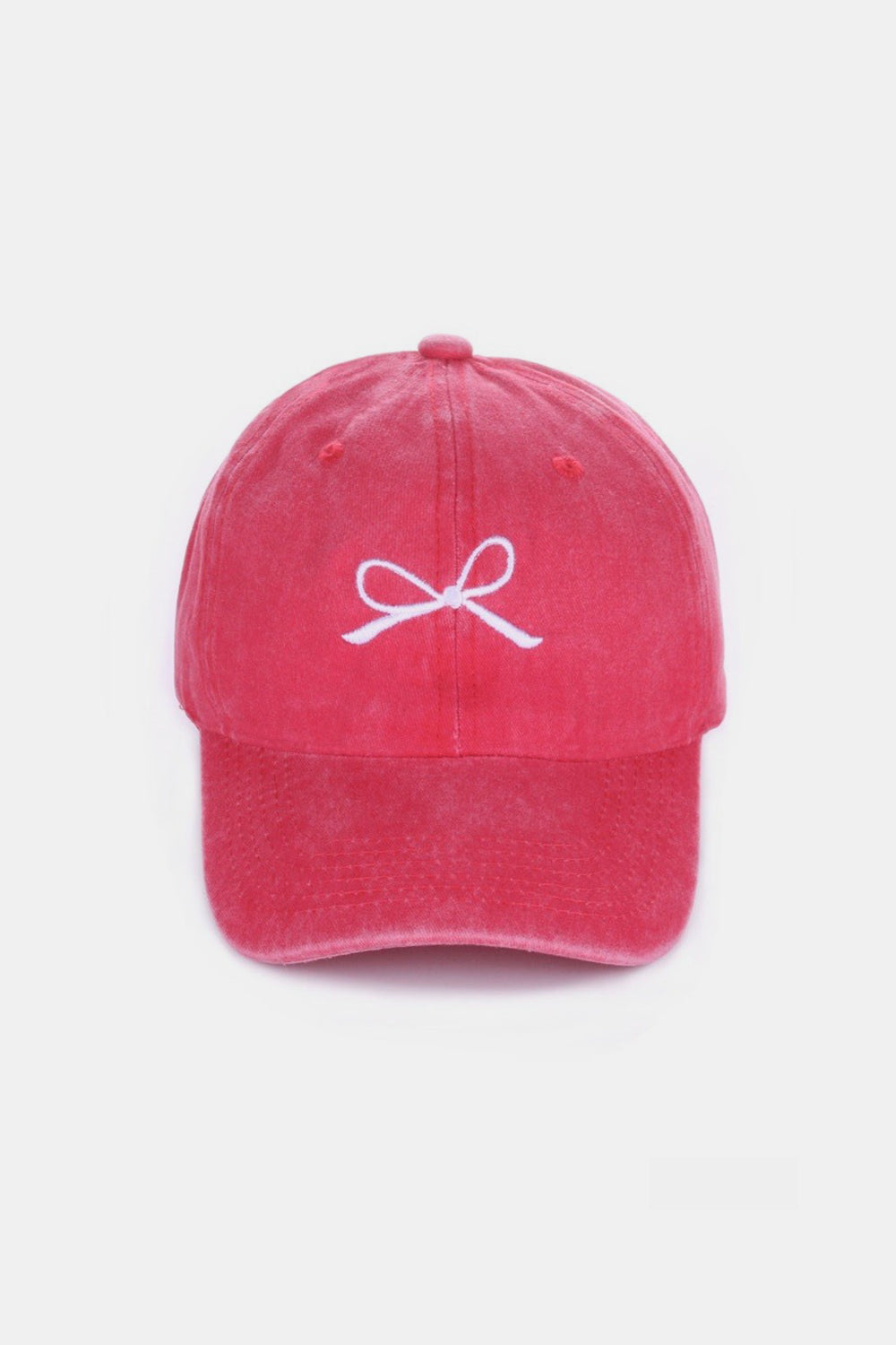 Zenana Bow Embroidered Caps