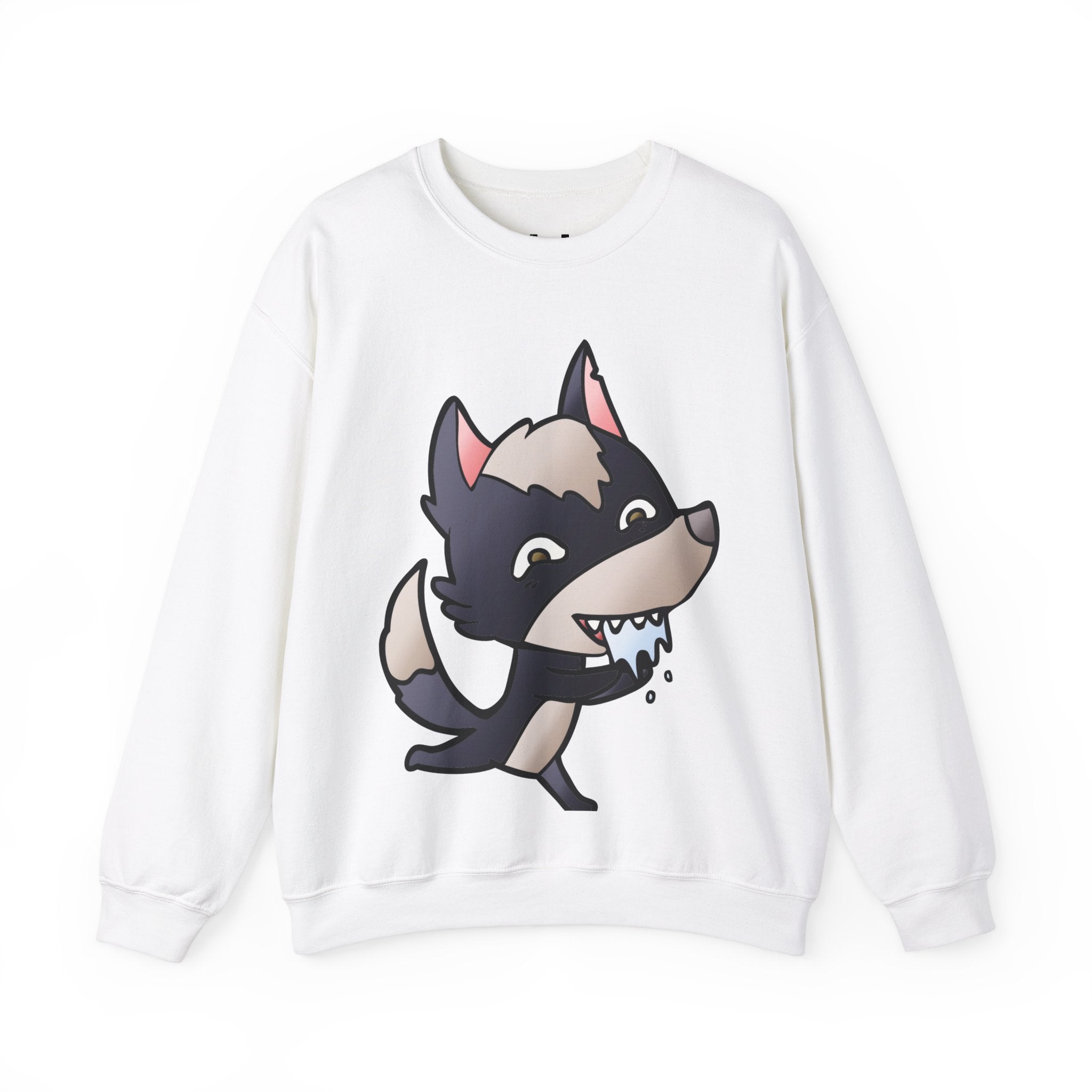 Funny Wolf Print Sweatshirt | Men's Graphic Pullover — Hunter & Havoc