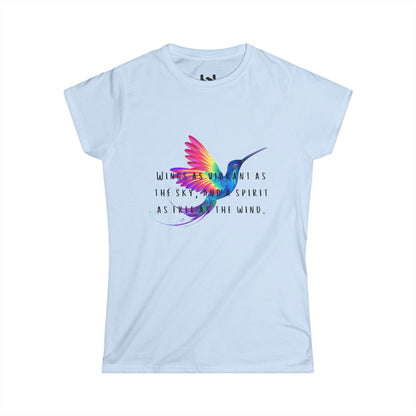 Women's Soft-style Exotic Bird T-Shirt