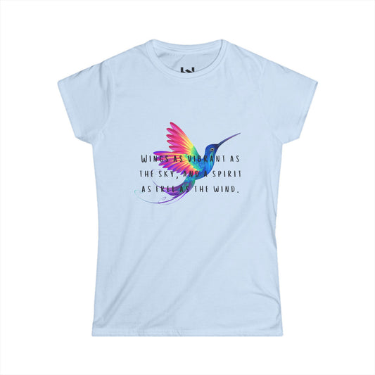 Women's Soft-style Exotic Bird T-Shirt