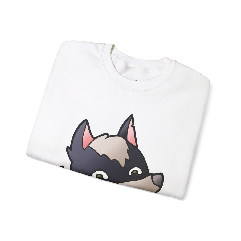 Funny Wolf Print Sweatshirt | Men's Graphic Pullover — Hunter & Havoc