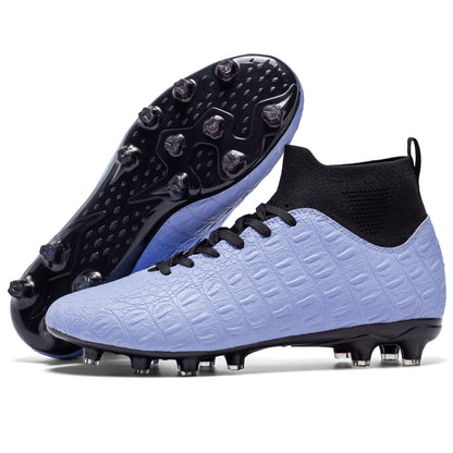 Score Big: Premium Soccer Shoes for Victory, soccer shoes, purple, view 2