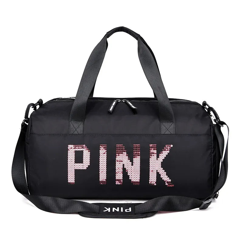 Elevate Your Active Lifestyle with Our Durable Pink Gym Bag - Perfect for Sports, Travel, and Workouts