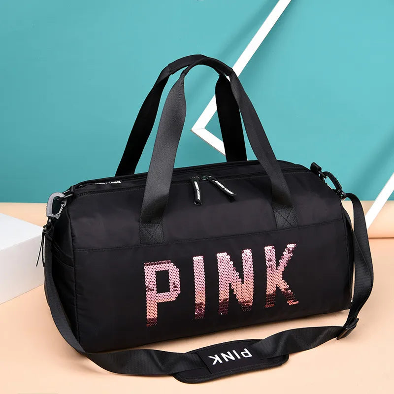 Elevate Your Active Lifestyle with Our Durable Pink Gym Bag - Perfect for Sports, Travel, and Workouts