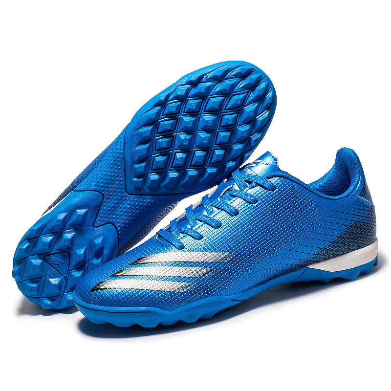 Stride in Style: TurboCharge Your Game with VogueKick Soccer Shoes, soccer shoes, blue, view 2