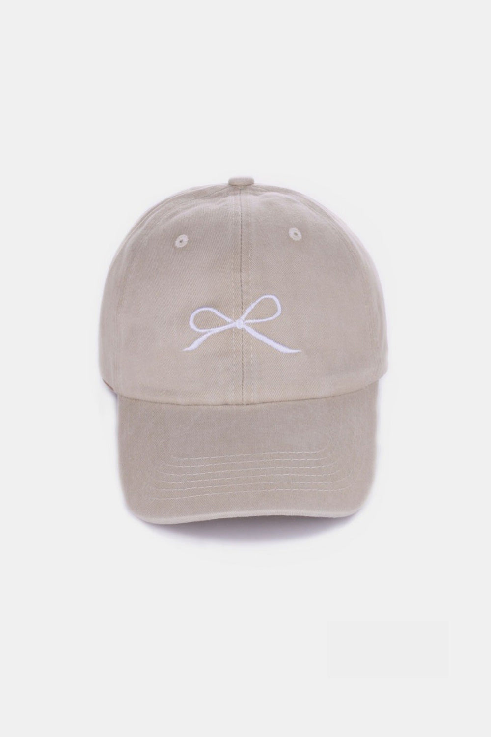 Zenana Bow Embroidered Caps