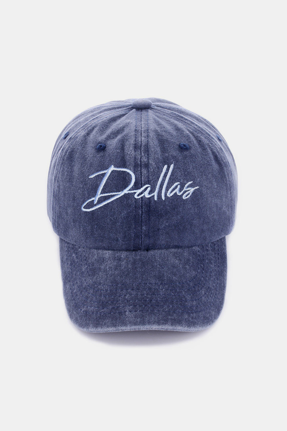DALLAS Embroidered Baseball Cap | Vintage Washed Cotton — Hunter & Havoc