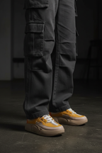 Beige Chunky Platform Sneakers - Editorial