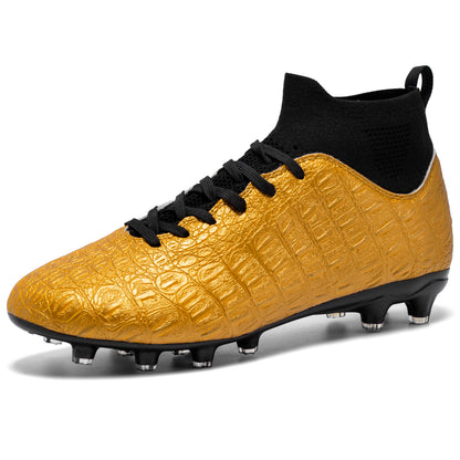 Score Big: Premium Soccer Shoes for Victory, soccer shoes, orange, view 2