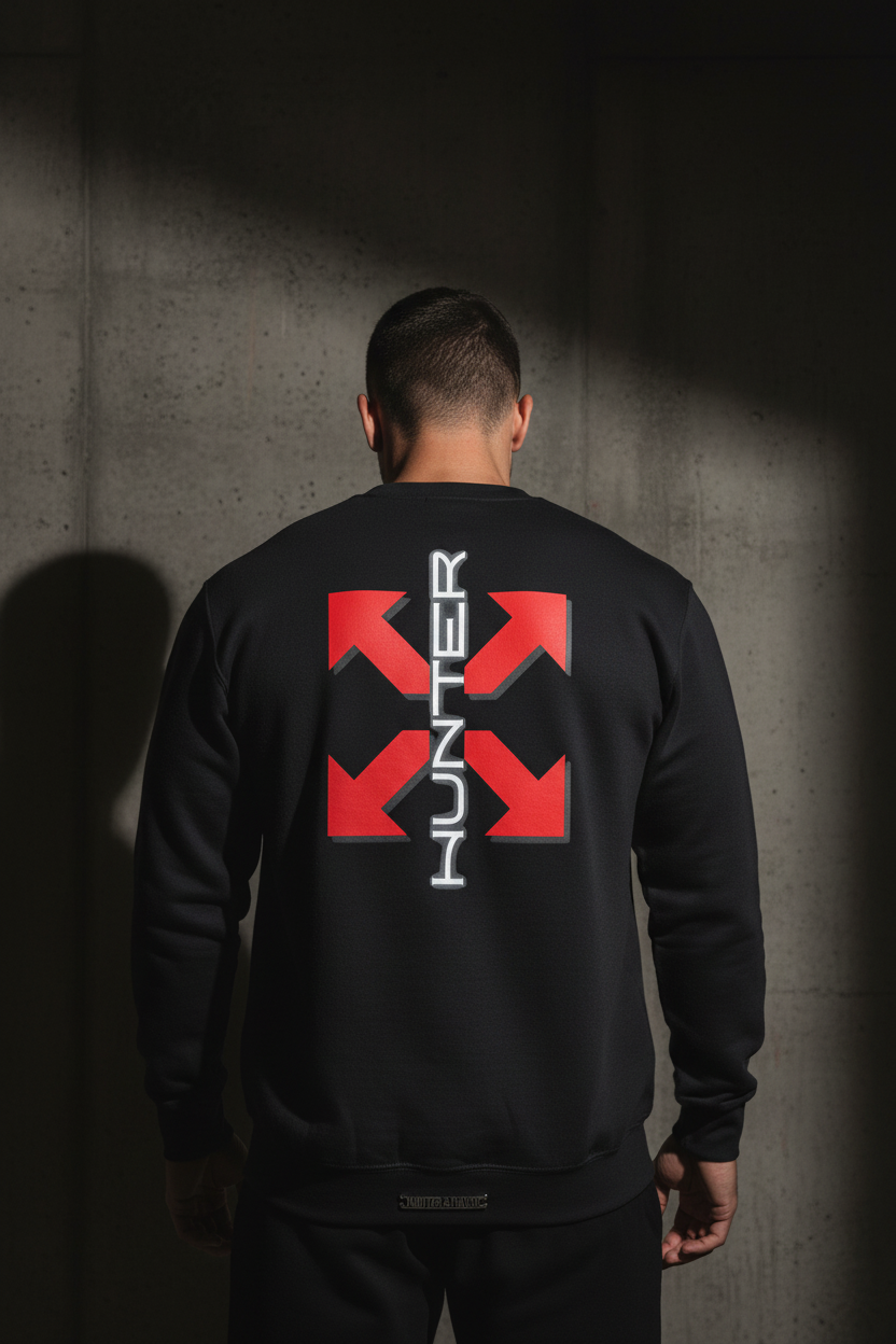Charcoal Sweat Male Back
