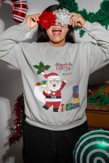 Women's Merry Christmas Santa Sweatshirt