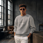 Gray Journey of Dignity sweatshirt loft sample