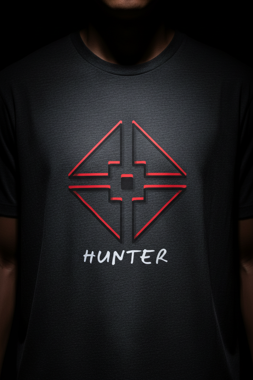 Hunter Crosshair Dark Heather - Close-up